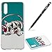 Produktbild Huawei P20 Pro Hülle,Huawei P20 Pro Handyhülle,WIWJ Hülle TPU Silikon Backcover Case mit Gemalt Kunst Malerei Muster Schutzhülle für Huawei P20 Pro -Kopfhörer Welpe