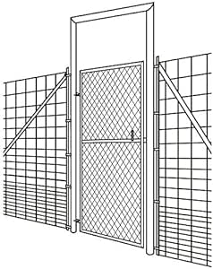 Tür / Tor für Wildzaun Wildzauntor Forstzaun Zauntor Knotengeflecht 1m