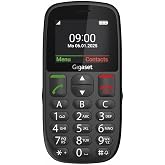 Gigaset GL395 Tuşlu Cep Telefonu G&uuml;m&uuml;ş (Siyah)