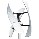 MXXDB Turbina eolica 9000W 3 Pale per Uso Domestico ad ASSE Verticale Nessun Rumore a levitazione Magnetica per Campeggio Dom