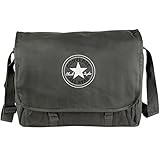 der modische Umhängetasche CONVERSE Umhängetasche A4 FLAP MESSENGER Schultertasche Converse Charcoal