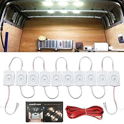 AMBOTHER Lampe Auto LED Ampoule Camping Car Plafonnier 12V Éclairage Blanche