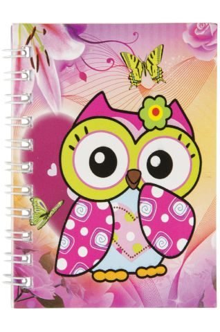 8x Notizblock Eule, Mitgebsel zur Mädchenparty - 2