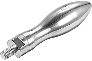TOOLOFLIFE Maniglia girevole filettata M8 Accessorio per volantino per macchine utensili Manopola a vite Impugnatura di serraggio curva per apparecchiature di automazione