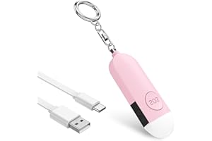 MEYDLL Alarme de Sirène de Poche, Sirène d'Autodéfense, Son Sûr 130DB, Sirène de Sécurité Personnelle, Sirène Rechargeable avec lumière LED, Sirène de Sécurité pour Femmes, Enfants, Personnes âgées