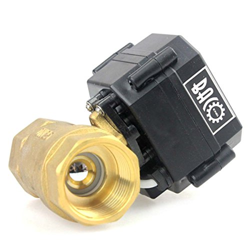 BACOENG 1″ DN25 2 Wege Messing BSP Motorkugelhahn Zonenventil(AC/DC9-24V CR04 2 Drähte Elektrische Elektro Kugelventil) - 3