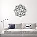 Produktbild Wandaufkleber Mandala Blume indischen Schlafzimmer Wandtattoo Kunst Aufkleber Wandhaupt Vinyl Familie BK Hausgarten Küche Zubehör dekorative Aufkleber Wandbilder
