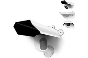 (CCTV Überwachungskamera Abdeckung) Wetterfestes Schutzgehäuse Sonnenschutz Metall Regenschutz für Bullet und Dome Kamera, Metall