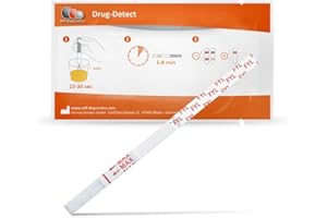 self-diagnostics Test narkotykowy fentanyl | 5 pasków testowych na mocz | szybki test na obecność leków w próbkach moczu | samobójczy test z odcięciem 10 ng/ml