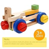 ZEARO Kinder Simulation Toolbox Reparatur Werkzeugkasten Rolle Spielzeug Holz ab 3 Jahre - 3