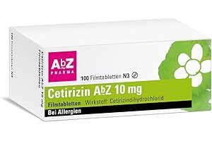 ‎ABZ PHARMA CETIRIZIN AbZ 10 mg Filmtabletten 100 St