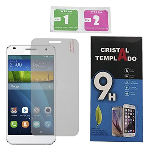 Fologar Protector de Pantalla Cristal Templado para Huawei Ascend G7