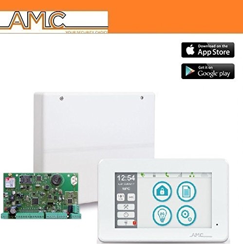 AMC x824 Central Antirrobo 8 zonas ampliables y Nuova Unika Touch Teclado