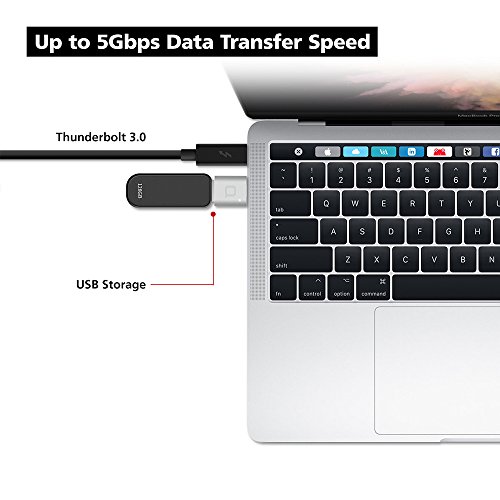 Nonda MI22SLRN - Mini Adaptador USB-C a USB 3 0 Carga y transfiere  Alta Calidad  aleaci  n Aluminio  A Juego con el Macbook - Color Plata
