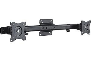 deleyCON Dual Monitor Adapter for Monitor Desk Mount 2 Monitors to 1 Bracket Desk Bracket Attachment