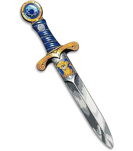 Liontouch - Spada Fantasy a Forma di Fiamma per Bambini - Età 3-8 Anni | Giocattolo Medievale in Gommapiuma per Giochi di Ruolo per bambini | Arma Sicura e Accessorio per Travestimenti e Costumi Bimbo