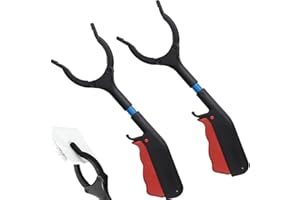 Grabber Reacher Tool, Lucywey 2pcs 28 cm Garbage Collector, Lightweight Waste Tongs, Arm Extension Picker for Elderly Children Pregnant Women and Sanitation Workers