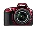 Price comparison product image Nikon D5500 Digital SLR Camera with 18 - 55 mm VR II Lens Kit - Red