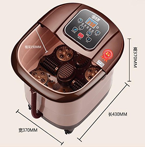 LCD Footbath automatische Massage Füße Drehscheibe Rolle mit Kunststoffsprudelmassage Fußbad Becken - 4