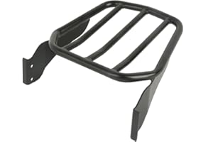 XMT-Motor Porte-Bagages arrière Moto Noir pour Harley Softail Fat Boy '07-'17 Softail Custom '07-'10 Night Train '06-'09