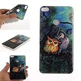 Huawei P8 lite 2017 Case, BONROY® Huawei P8 lite 2017 Fashion colorful pattern Case Bumper Transparent Soft Gel Shockproof Case Resist Protection Shell for Huawei P8 lite 2017