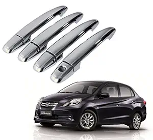 Kozdiko Chrome Door Handles Latch Cover - Honda Amaze Old (2013-2017)