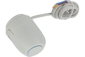 TOPINCN Actuador Térmico Eléctrico de 2W, Colector Cerrado IP54, Válvula Termostática de Calefacción de Suelo Impermeable para de Calefacción de 230V