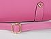 Fashion Ladies Chain Handbag Square Candy Color Vintage Leather Totes Pink