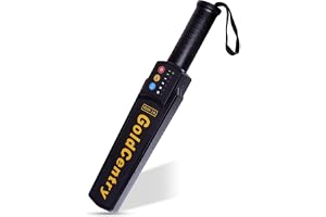SPOTVIEW Hand-Held Safety Inspection High Sensitivity Metal Detector with Sound & Vibrate Alarm Signals, LED Indicators for Security Checks at Airports, Stations, Malls, Cinemas - Pack of 1