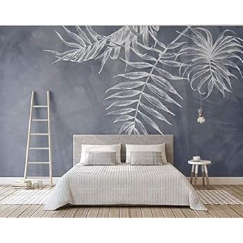 Avoir Images Noir Et Blanc A Feuilles De Bananier Et Cocotiers Moderne Papier actualisé par