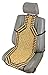 Produktbild ObboMed SW-7210 Natürliche Holzkugeln Auto-Sitzauflage, verbunden mit 0.8mm reiner Nylonschnur für lange Haltbarkeit, angenehme Luftzirkulation und sanfte Massage, Abmessungen - 127 x 38 cm