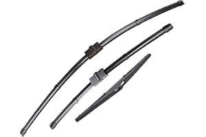 YFZCLYZAXET Essuie-Glaces Avant arrière Ensemble de balais d'essuie-Glace pour Peugeot 207 hayon 2006-2010