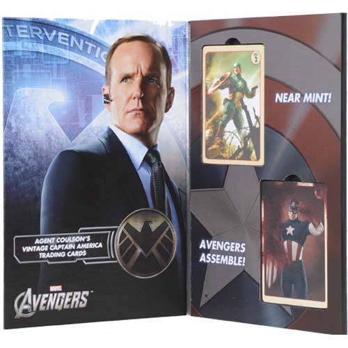 Marvel Avengers Agent Coulson Captain America Trading Card Set