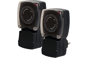 CHACON Lot de 2 Programmateurs mécanique étanches