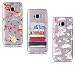 Produktbild Samsung Galaxy S8 Plus Hülle Silikon, LuckyW 3X TPU Blume Katze Einhorn Hülle für Samsung Galaxy S8 Plus Soft Silikon Glitter Tasche Transparent Clear Klar Durchsichtig Ultra Slim Thin Dünne Schutzhülle Weiche Flexibel Kratzfeste Scratch-Resistant Stoßfest Shockproof Etui Bumper Case
