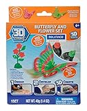3D Magic Maker Gel Refill 3D Maker Butterfly and Flower Expansion Pack by 3d Magic