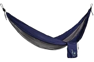 moses. Fernweh - Amaca da Viaggio, con 2 moschettoni e 2 Corde per Il Fissaggio, in Seta Paracadute Ultraleggera, Portata Fino a 200 kg (consigliato per 1 Persona), ca. 90 cm x 230 cm