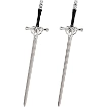 Sibba 6 Stück Haarstäbe – Antiker Stil, Schwert-Design, Aus Metall, 20,5 Cm, Für Dutt & Hochsteckfrisuren