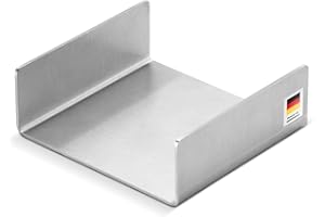 blizz-z terraline U Drainagerinne Stahl Höhe 35 mm, Verbinder | Entwässerungsrinne Stärke: 1,5 mm | DIN EN 1253-1 bis 300 kg | Made in Germany