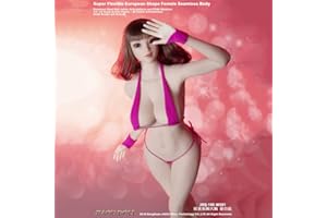 OBEST Cuerpo Femenino de 3 Generaciones sin Cabeza de Estilo Europeo y Americano 1: 6 (Músculo Blanco JOQ-10E-WS01)