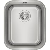 TEKA BE 34.40 &ndash; Undermount Sink, 1 Basin, for 45 cm Cabinet, Stainless Steel Bucket, Easy Installation, Modern Design, Stainl