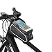 Produktbild HNAKET Fahrradrahmentasche, 6,0 ''Waterproof Cycling Front Oberes Rohretui Telefonhalterung Pannier Crossbar Aufbewahrungsbeutel für iPhone XS MAX XR X 8 7 6 6S Plus