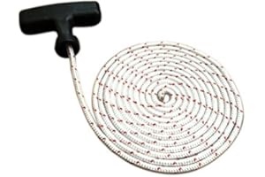 ENGINE STARTER PULL CORDS & HANDLES 4MM X 2M REPLACEMENT SPEED BOAT OUTBOARD ENGINE PULL START RECOIL LEASH + FREE HANDLE 4mm x 2m