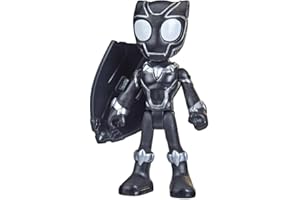 Hasbro - Marvel Spidey and His Amazing Friends - Figura de Black Panther de 10 cm con 1 Accesorio - para niños a Partir de 3 años