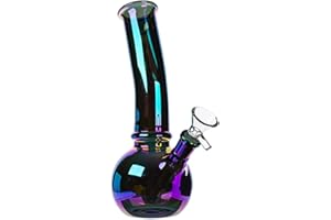 ParaCity verre 8" bulle éblouissante bong pipe à eau