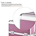 Beyondfashion Black Beauty Box Beauty Jewellery Storage Bag Nail Saloon Case (Pink)