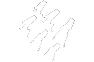 HUAAXTLANG 6pcs Bulb Retaining Spring Clips,Headlamp Replacement Retaining Clips, Universal Car Head Light Clamp Accessories for H1 H3 H4 H7