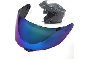 Letetexi Helmet Replacement Visor Detachable Motorcycle Helmet Visor Replacement Windproof PC Shield Sports Leisure Outdoor Outdoor Motorcycling Replacement Visor