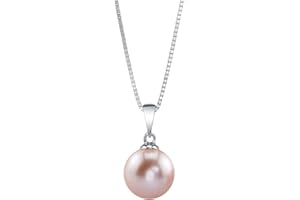 Cultured Pearl Pendant Sydney Necklace for Women with Pink Freshwater Pearl - THE PEARL SOURCE