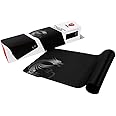 MSI AGILITY GD70 - XXL Extended Gaming Mouse Pad, Silk Gaming Fabric Surface, Soft Seamed Edges, Anti-Slip Base - 900 x 400 x 3 mm